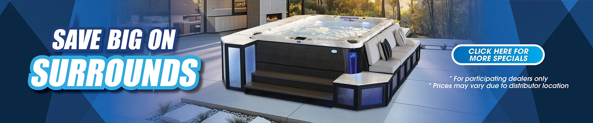 Calspas hot tub being used in a family setting - Woodland Hills